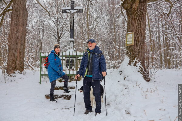 Zimowa wycieczka PTTS „Beskid Śląski” na wędryńską Babią Górę. Spotkanie z Pawłem Kufą