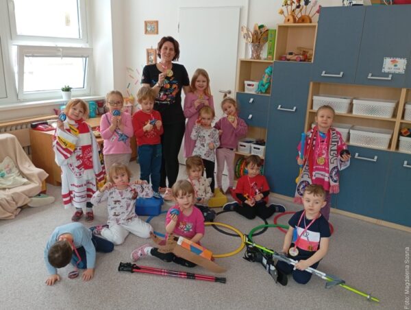 Dzieciaki z trzynieckiego przedszkola rywalizowały w Igrzyskach Zimowych