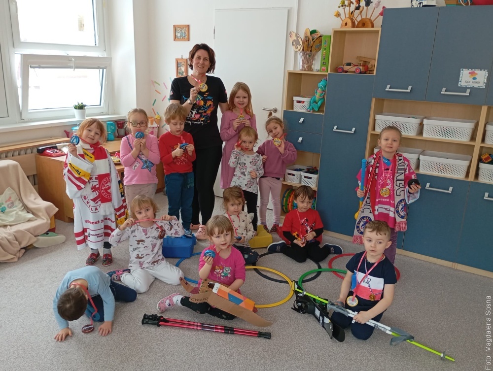 Dzieciaki z trzynieckiego przedszkola rywalizowały w Igrzyskach Zimowych