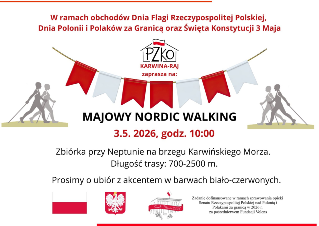 MAJOWY NORDIC WALKING