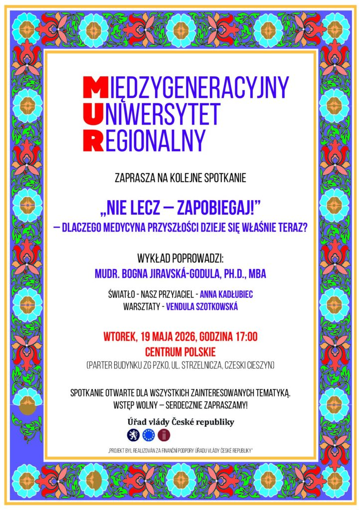 MUR: „Nie lecz – zapobiegaj!” – dlaczego medycyna przyszłości dzieje się wŁaśnie teraz?