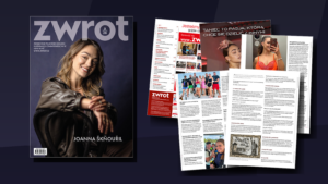 Joanna Škňouřil na okładce „Zwrotu”. Co znajdziecie w numerze 5/2026?