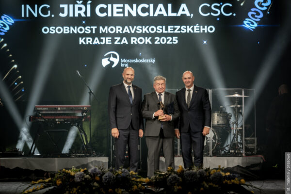 Jerzy Cieńciała Osobistością Kraju Morawsko-Śląskiego. Doceniono jego pracę dla regionu